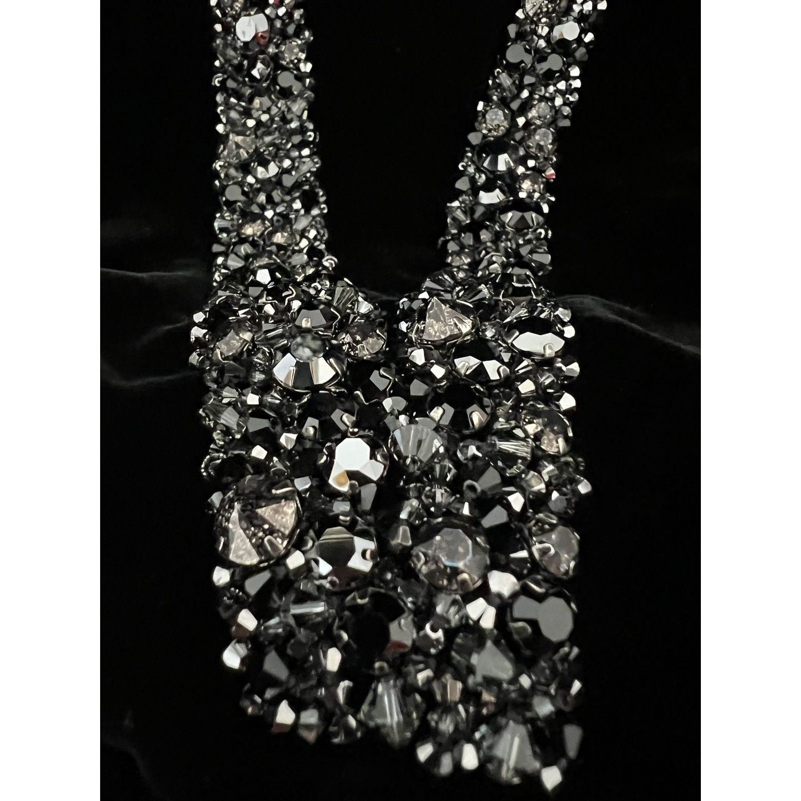 Saint Laurent Palm Tree Chain Sequins Velour embellished jacket 52