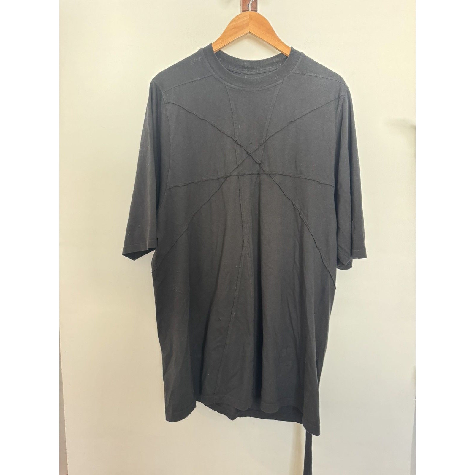 Rick Owens Oversized Embroidered crater T