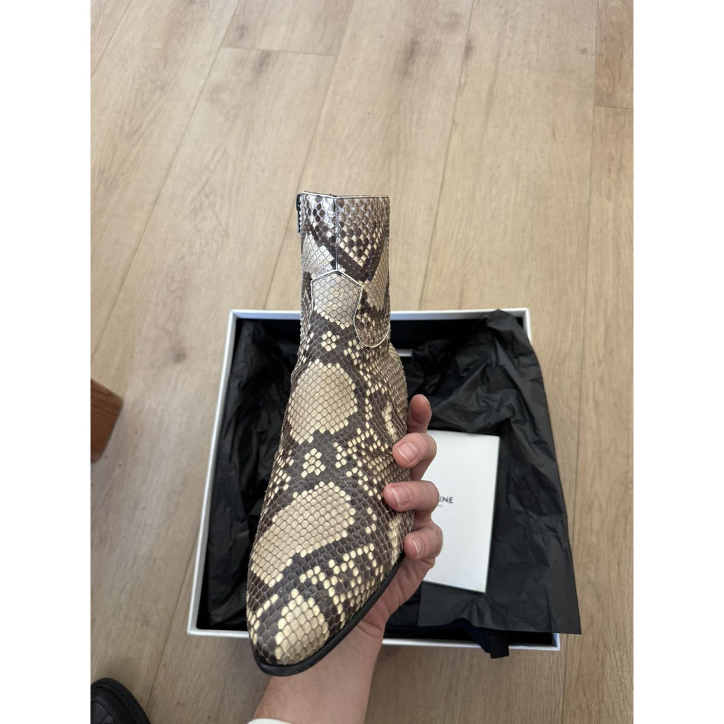Celine Python Jacno boots