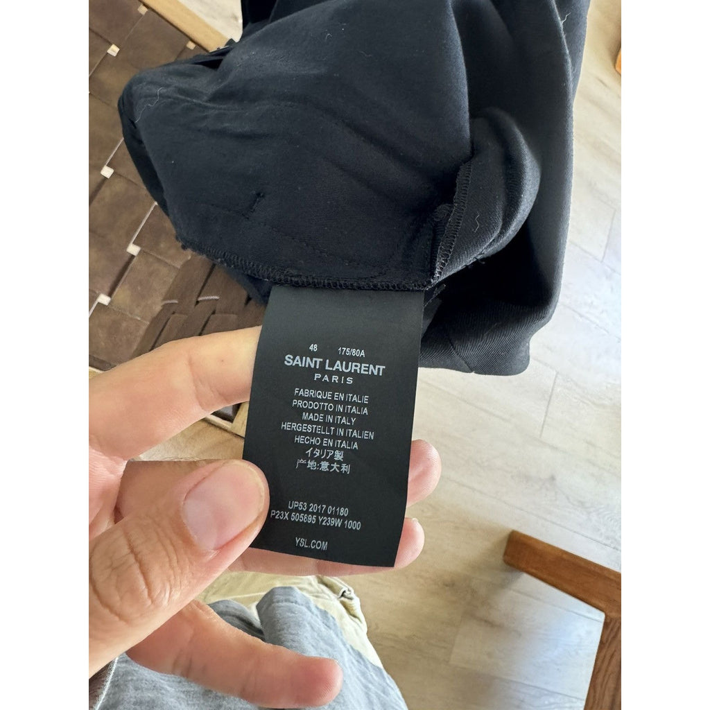 Saint Laurent Pleated Belted Suit shorts 48