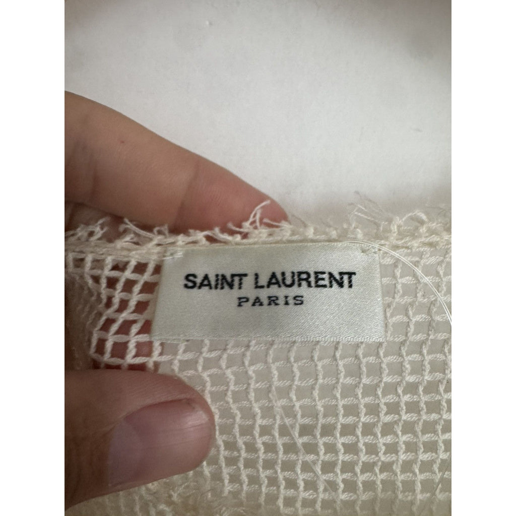 Saint Laurent Hedi 2013 Mesh shirt XL