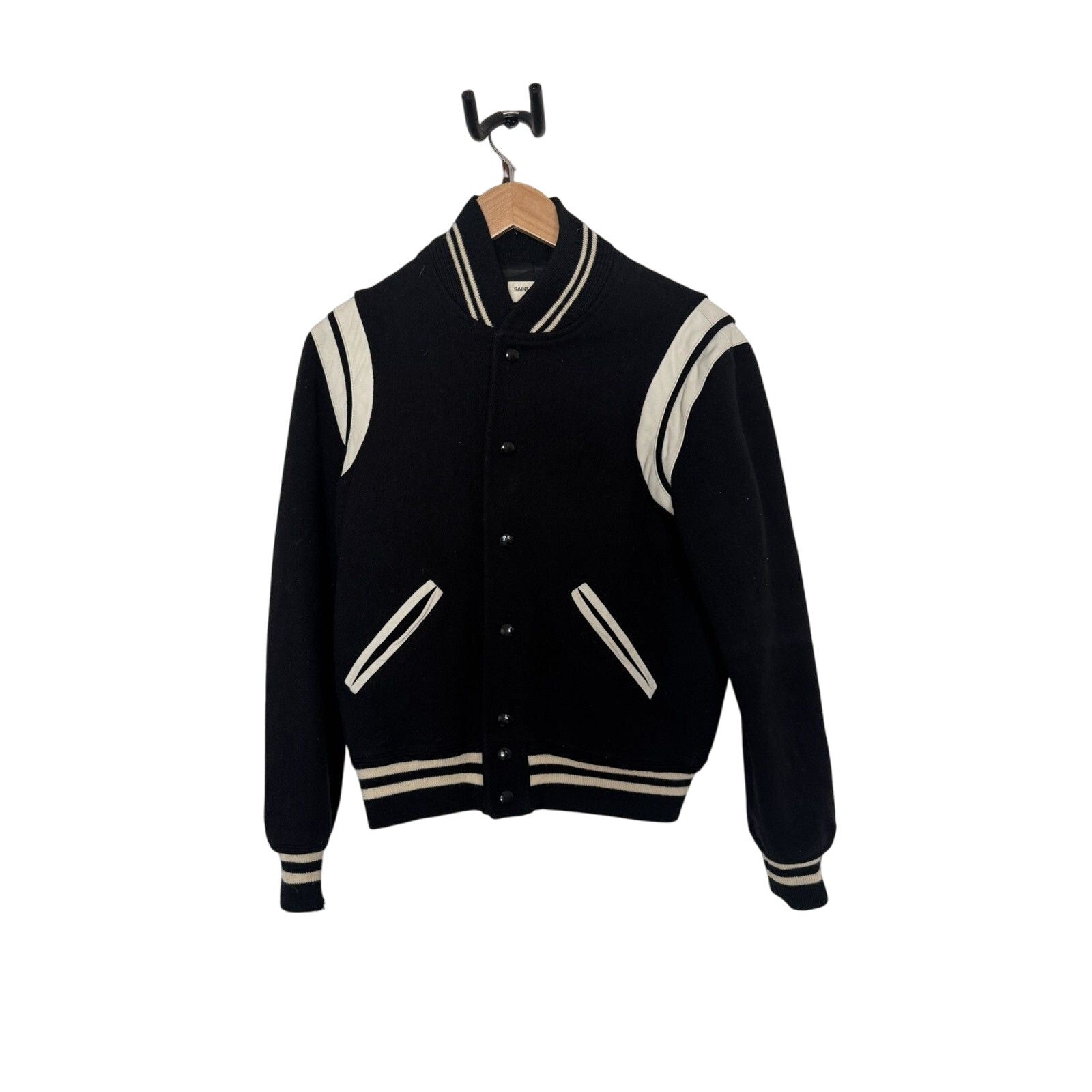 Saint Laurent Hedi 2015 Teddy Wool Bomber 46