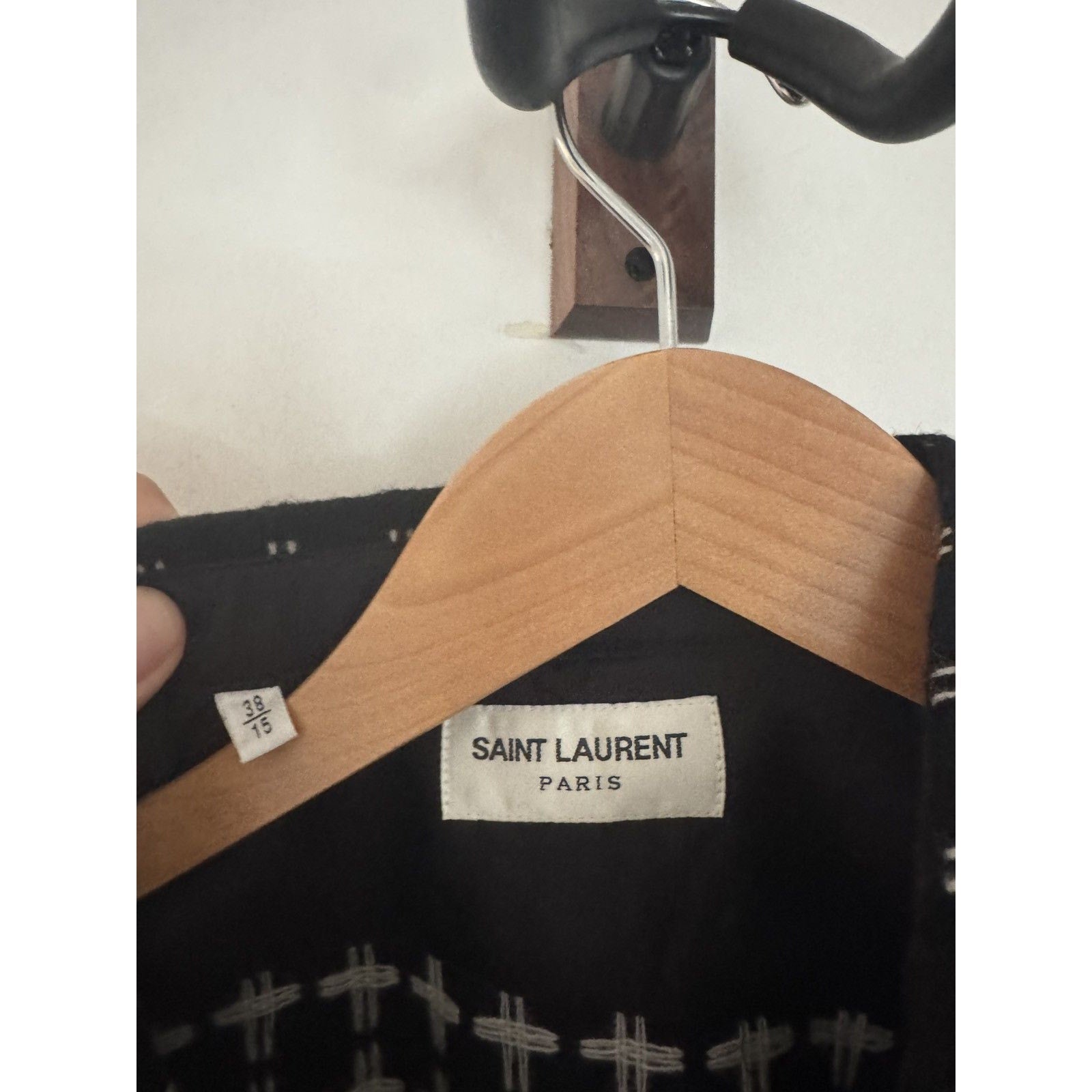 Saint Laurent Wool Button up flannel 38