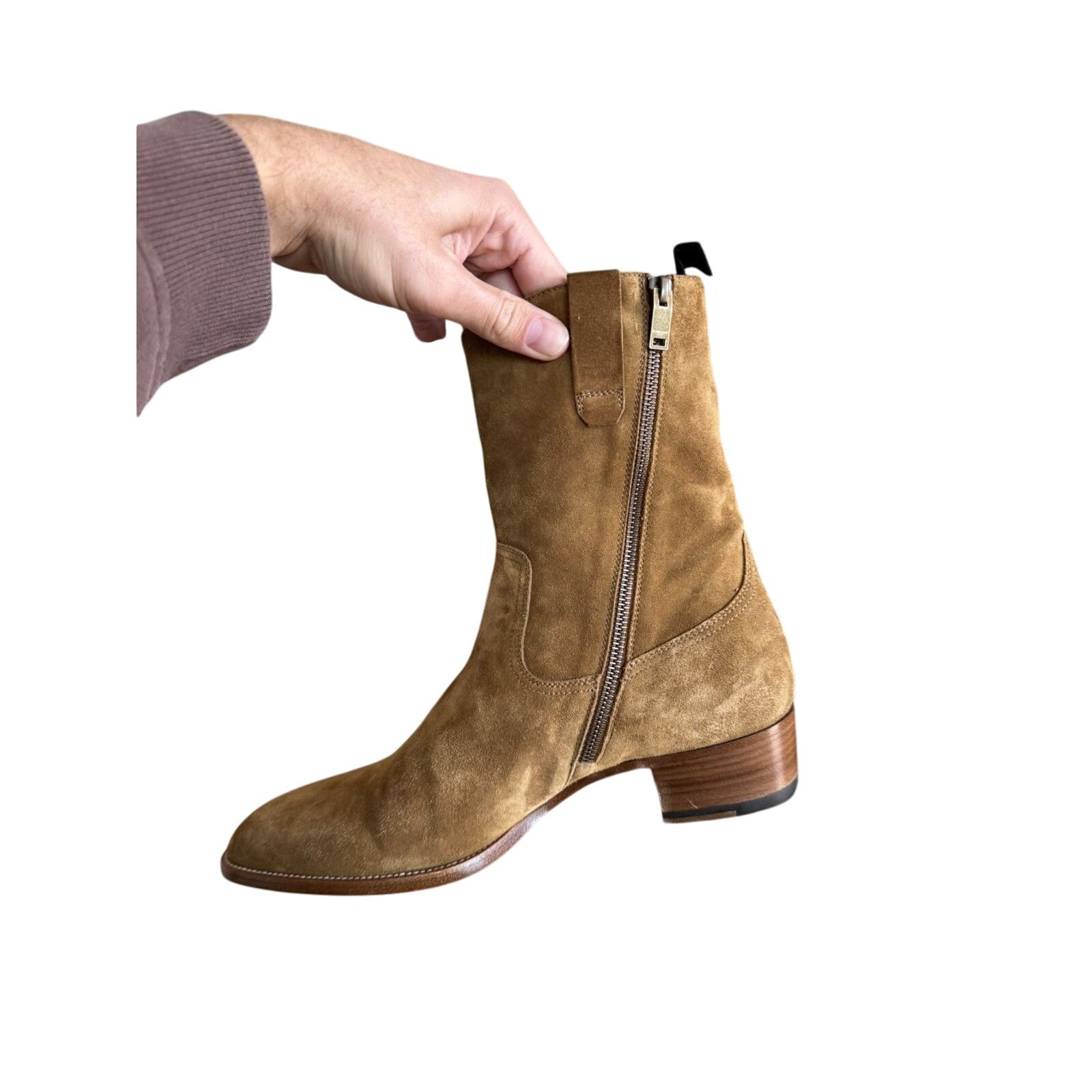 Saint Laurent Hedi Cowboy Wyatt Boots 43