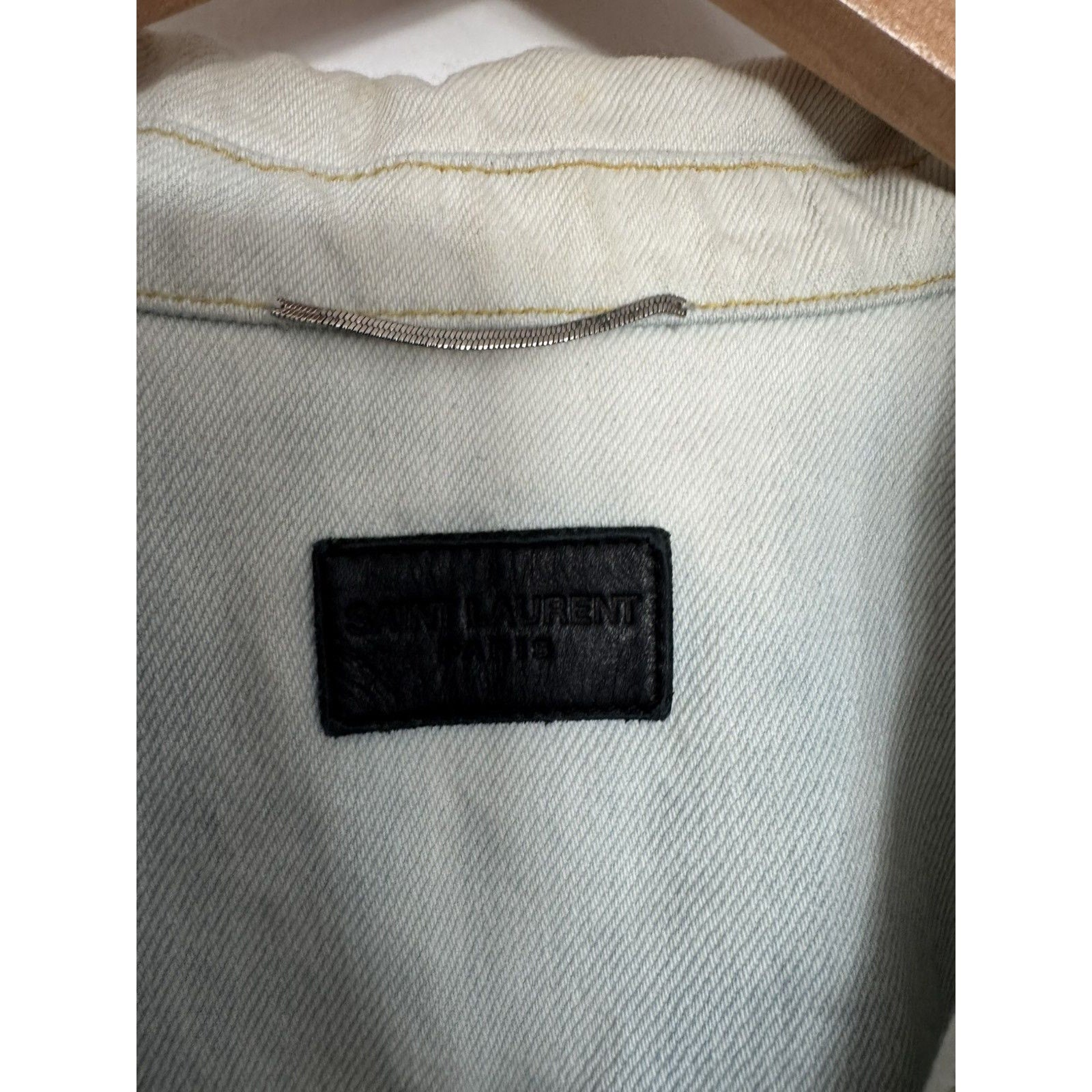 Saint Laurent Light wash denim jacket Small