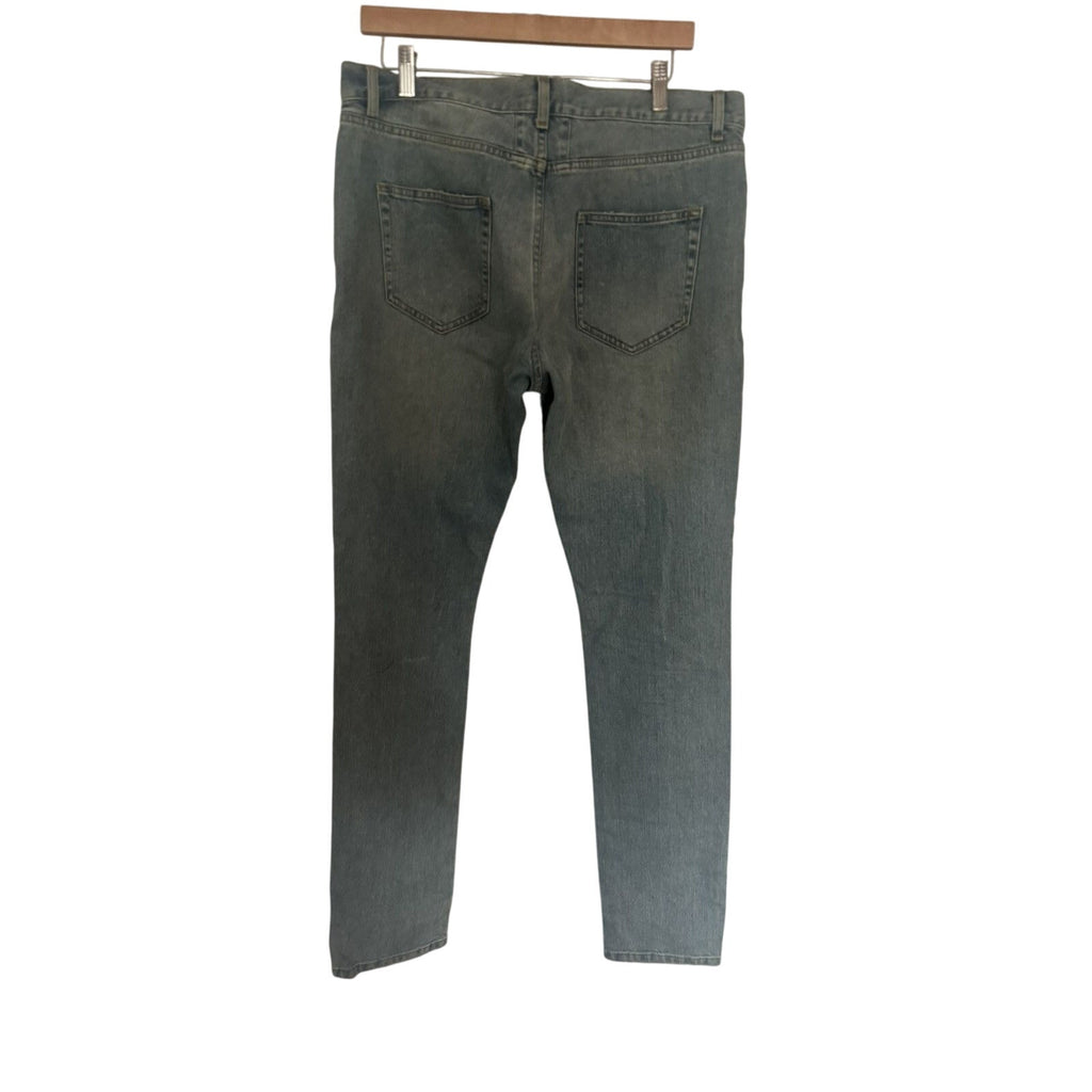 Saint Laurent Hedi Knee slit denim 34