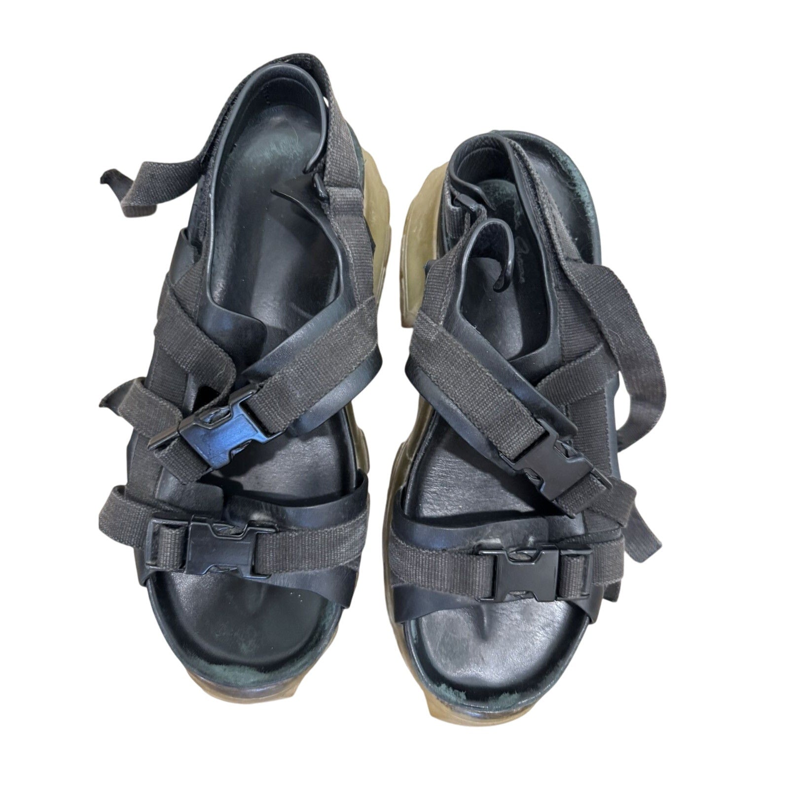 Rick Owens Tractor sandals dark dust 43
