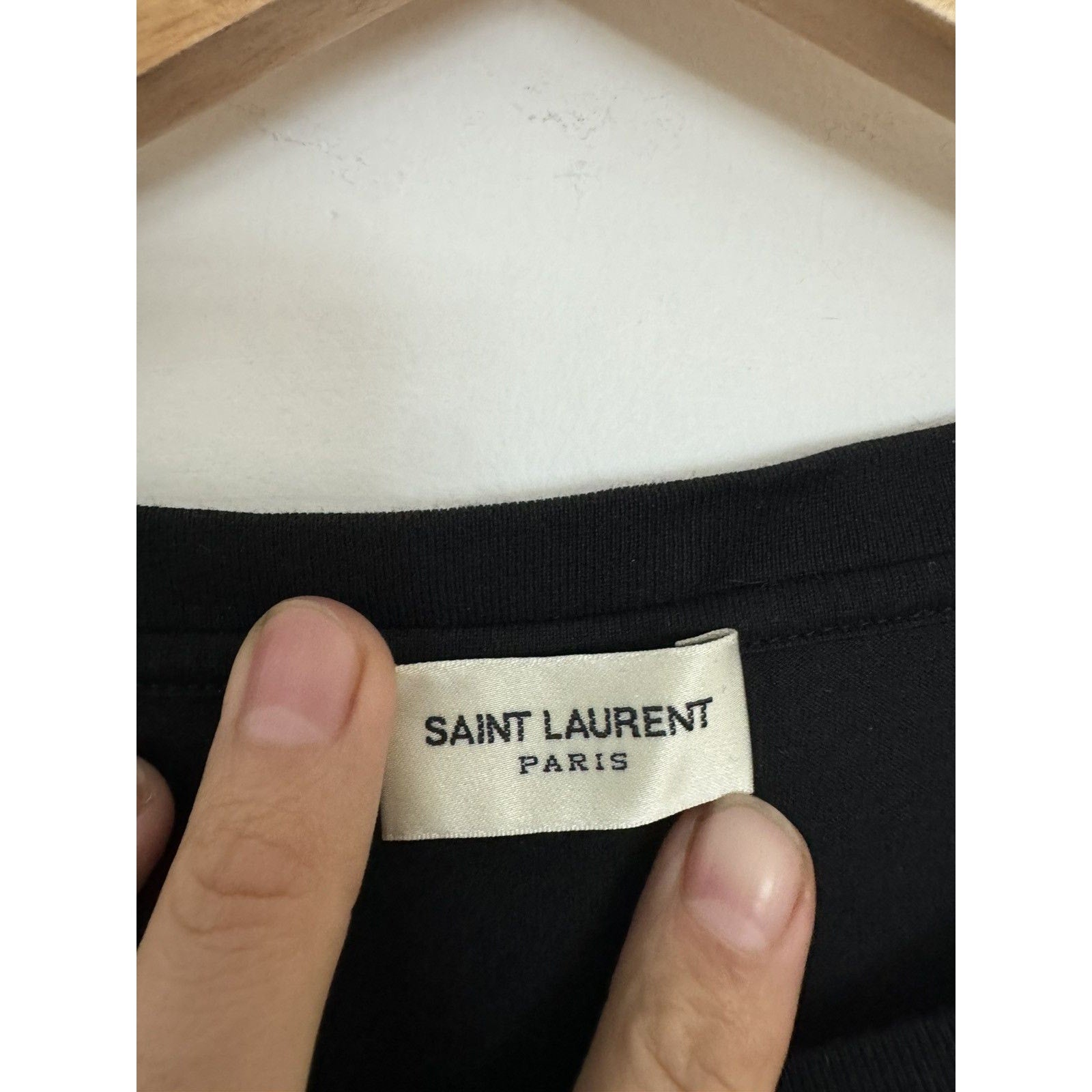 Saint Laurent Rive Gauche Logo T Small