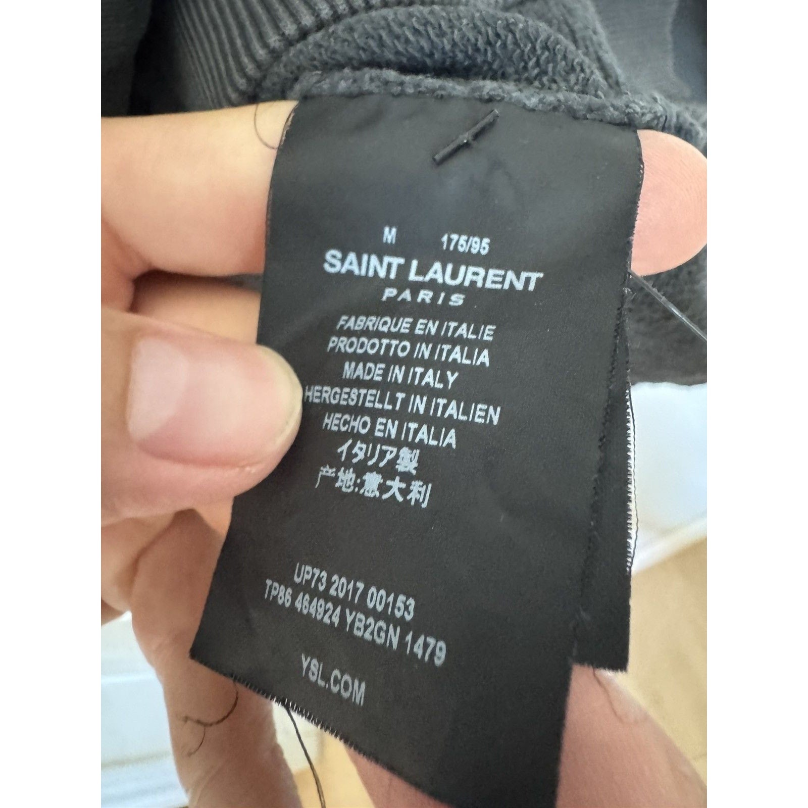 Saint Laurent Love me forever hoodie M