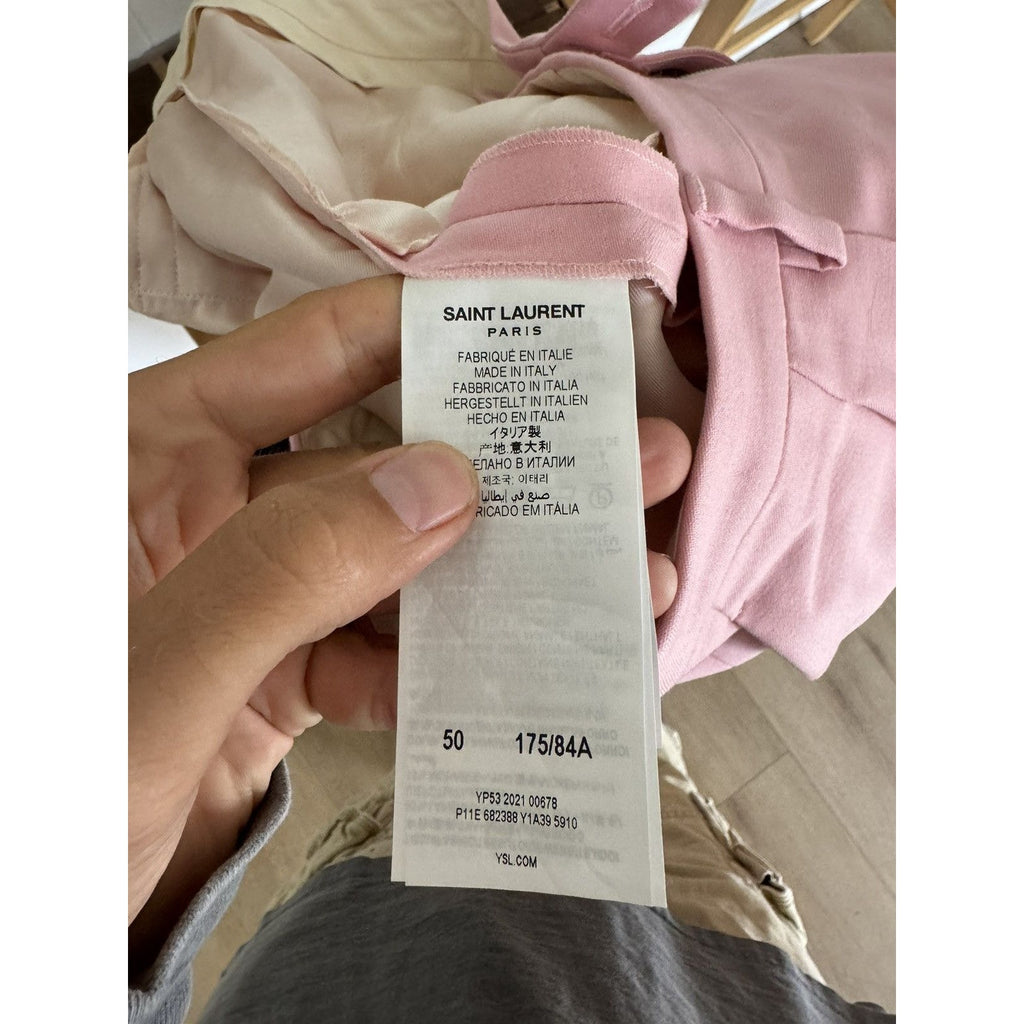 Saint Laurent Pink Suit trousers 50