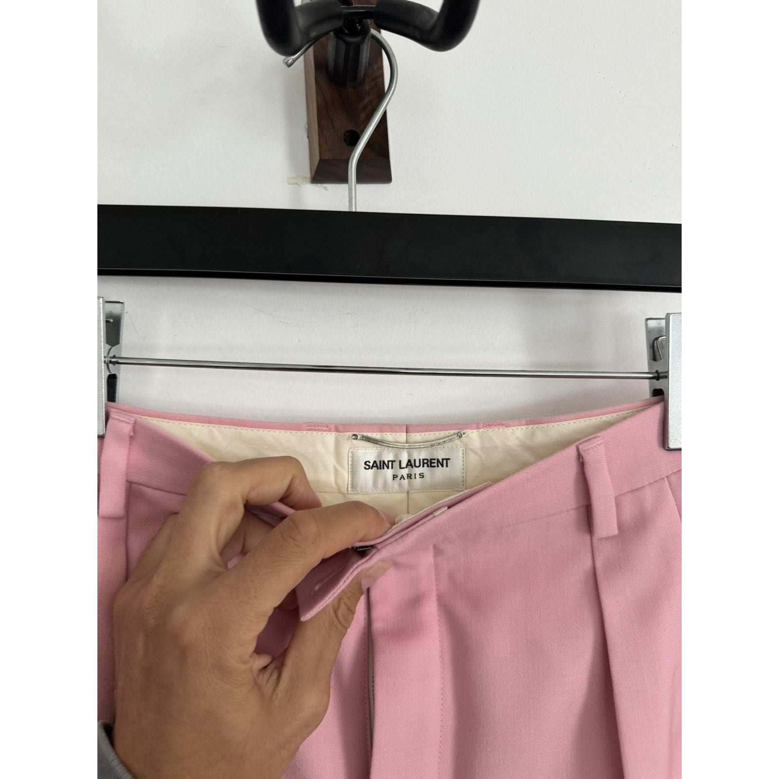 Saint Laurent Pink Suit trousers 50