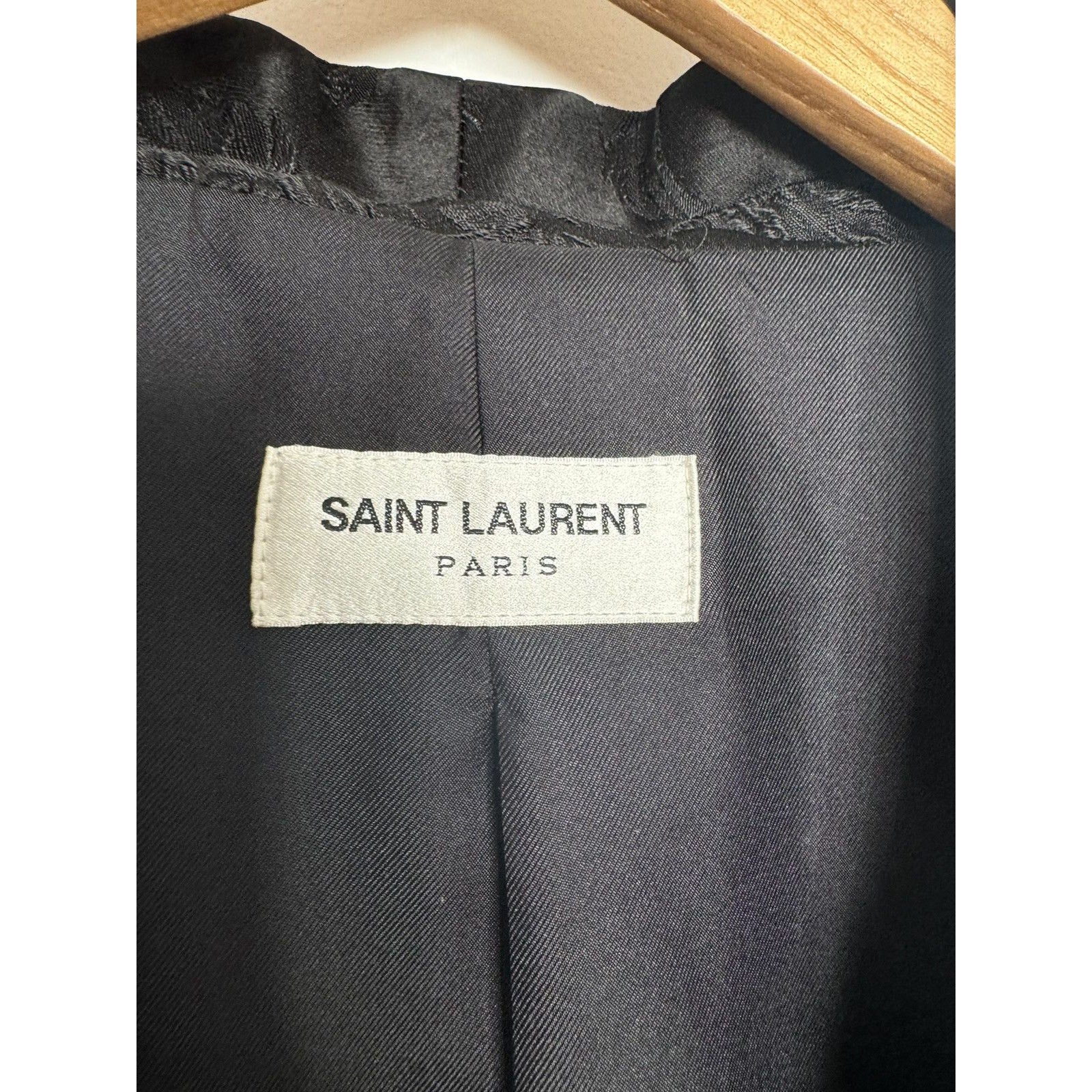 Saint Laurent Silk Palm Tree Japanese Style Blazer 50