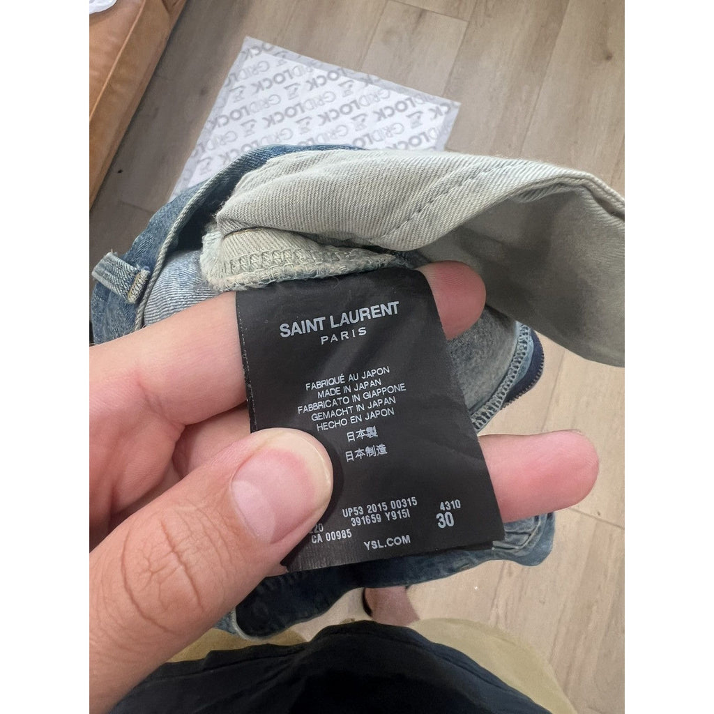 Saint Laurent Hedi 2015 Trash denim 30