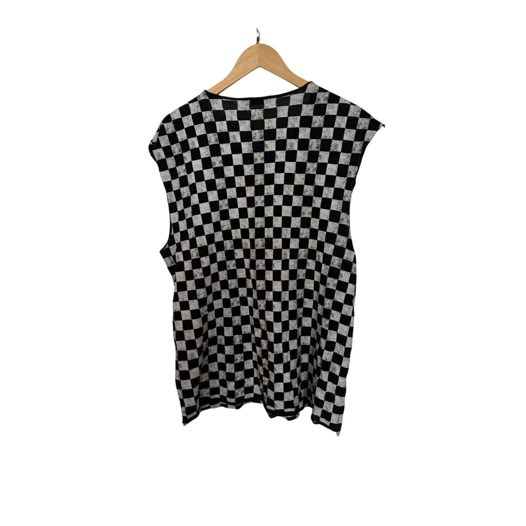 Saint Laurent Checkered Tank Top Medium