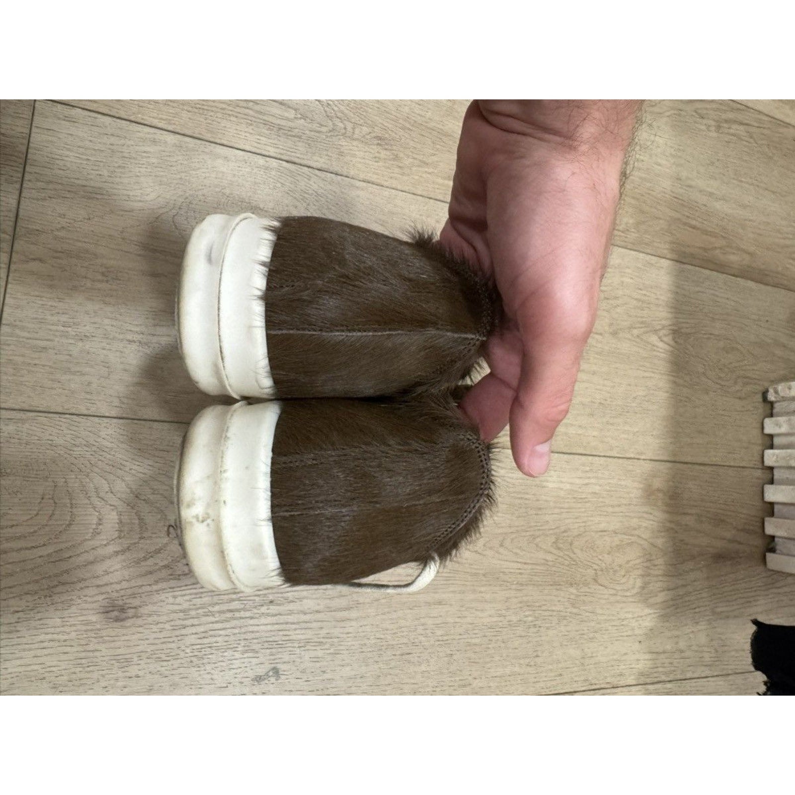 Rick Owens Ponyhair Ramones Low Brown 39.5