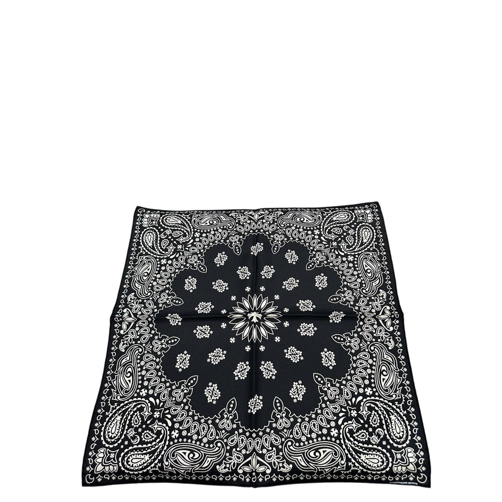 New Chrome Hearts Silk Paisley Bandana Scarf