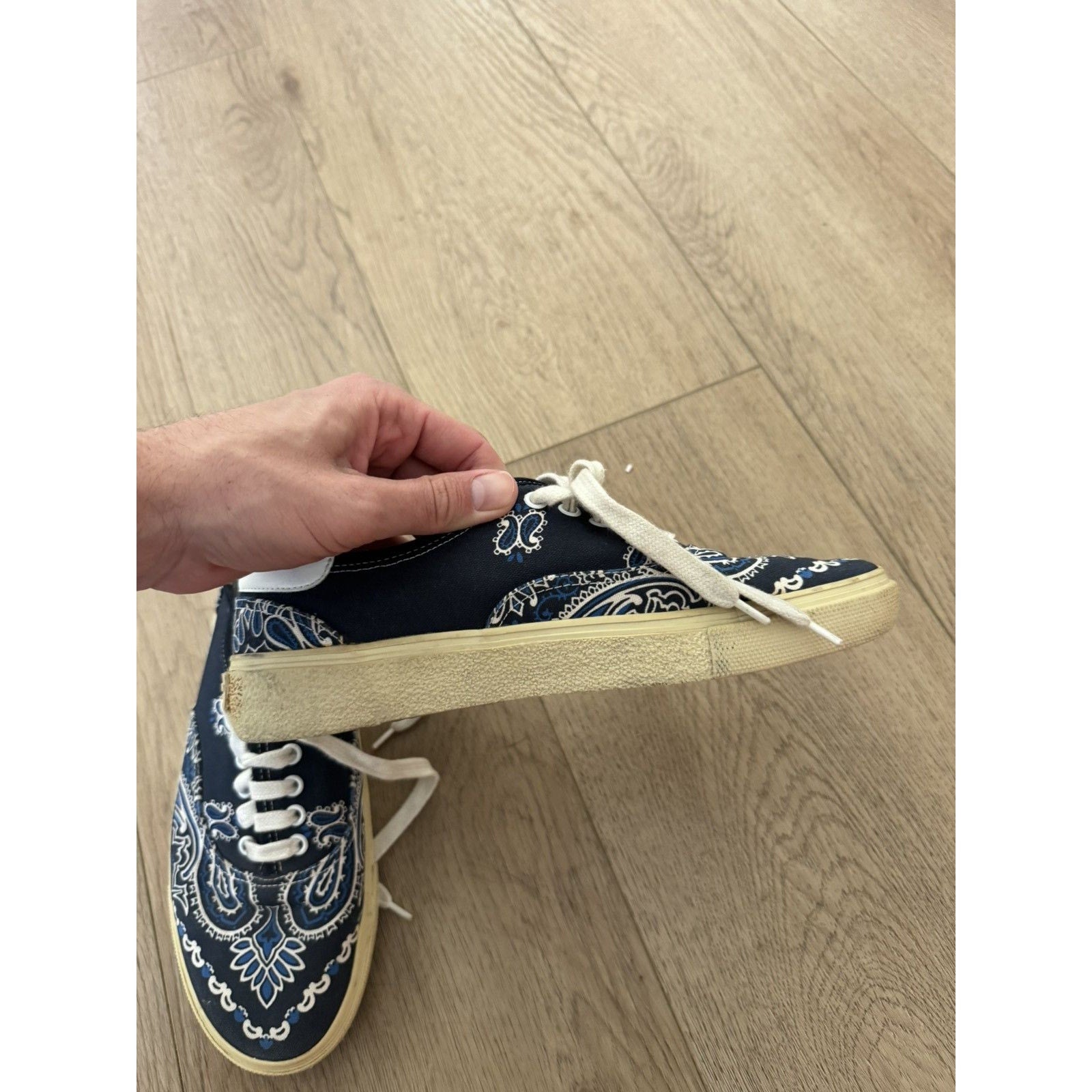 Saint Laurent Hedi Bandanna skates 41