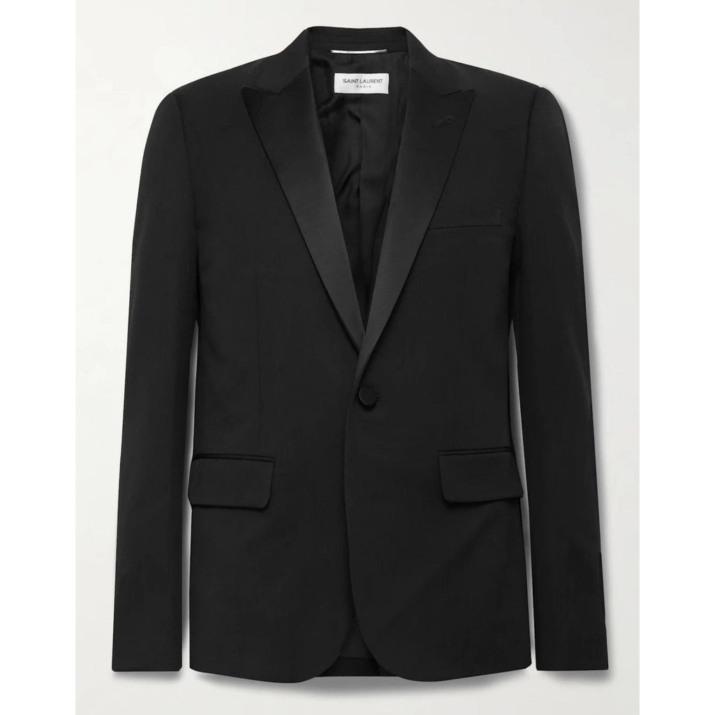 Saint Laurent 2023 Peaked Lapel Le Smoking Blazer 44