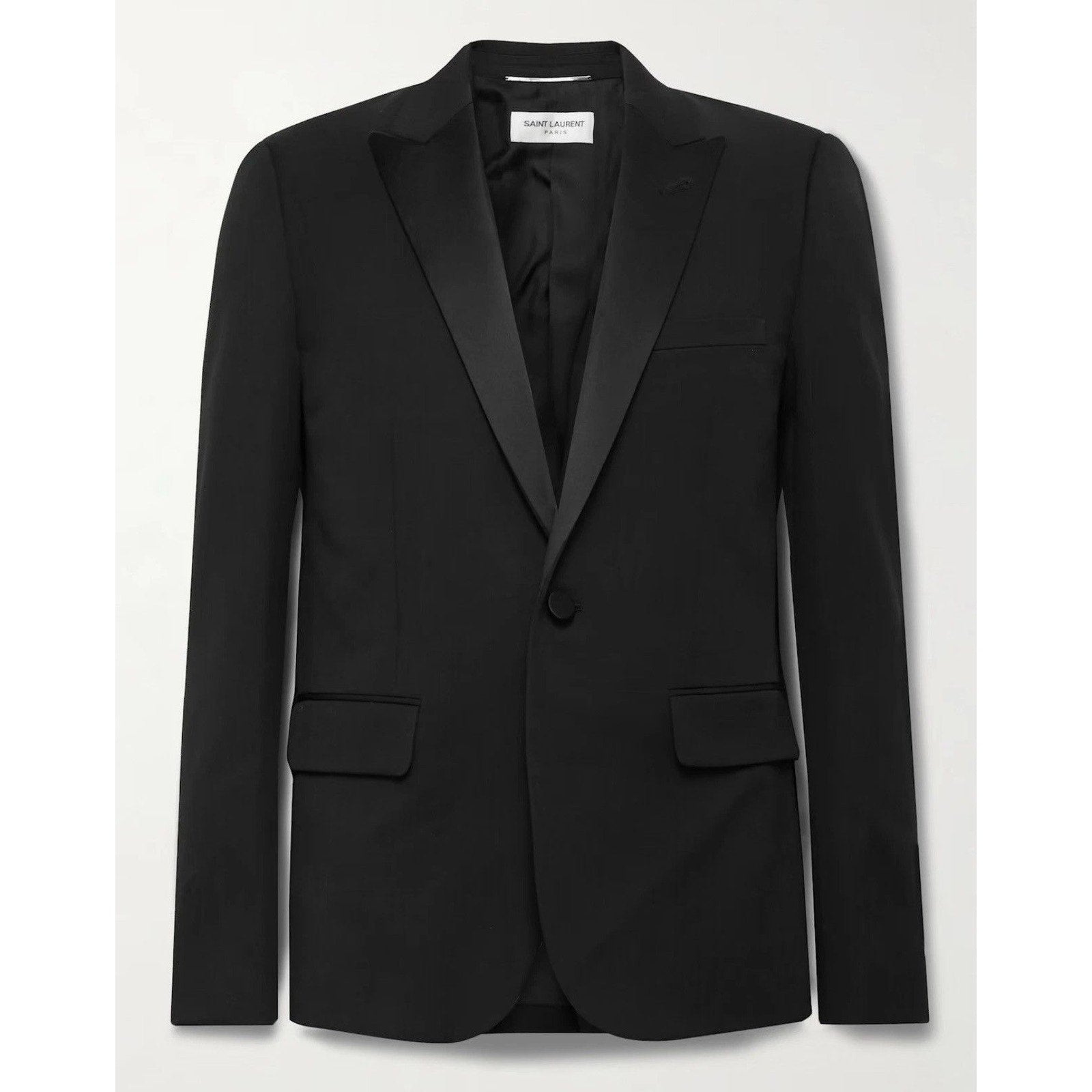 Saint Laurent 2023 Peaked Lapel Le Smoking Blazer 44