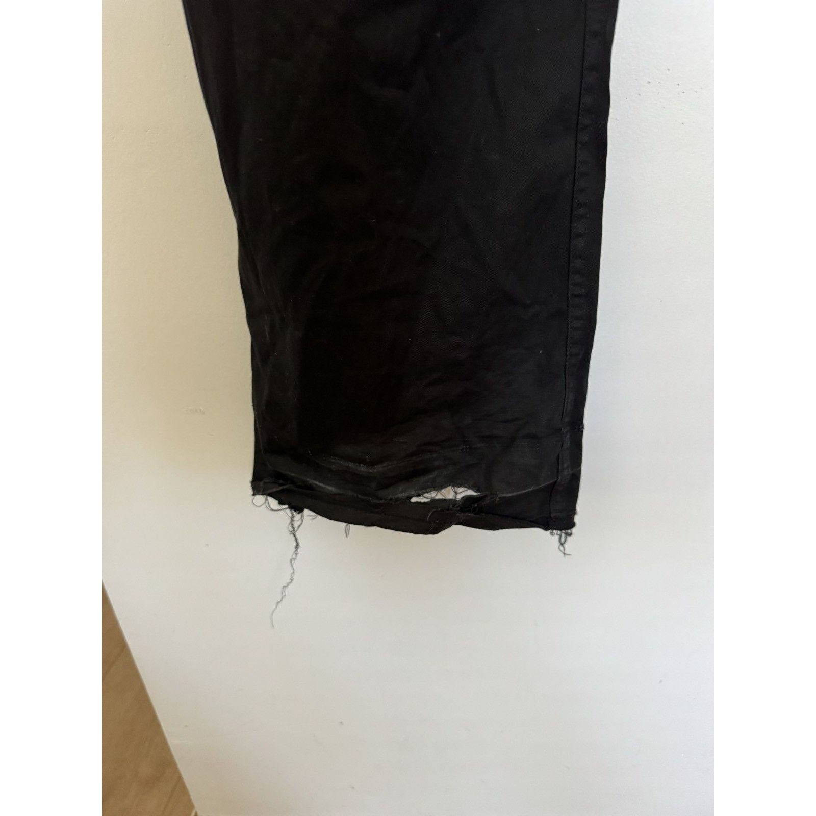 Rick Owens Waxed slacks large