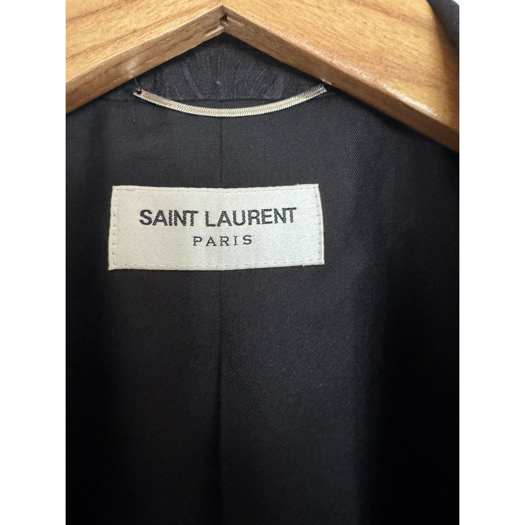 Saint Laurent Floral Pattern Smoking Blazer
