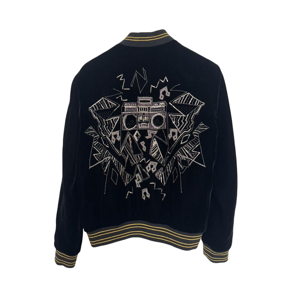 Saint Laurent Velour sequins boombox teddy 48