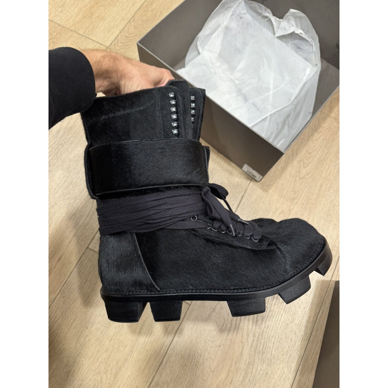 BNIB FW13 Plinth Ponyhair Boots 43.5
