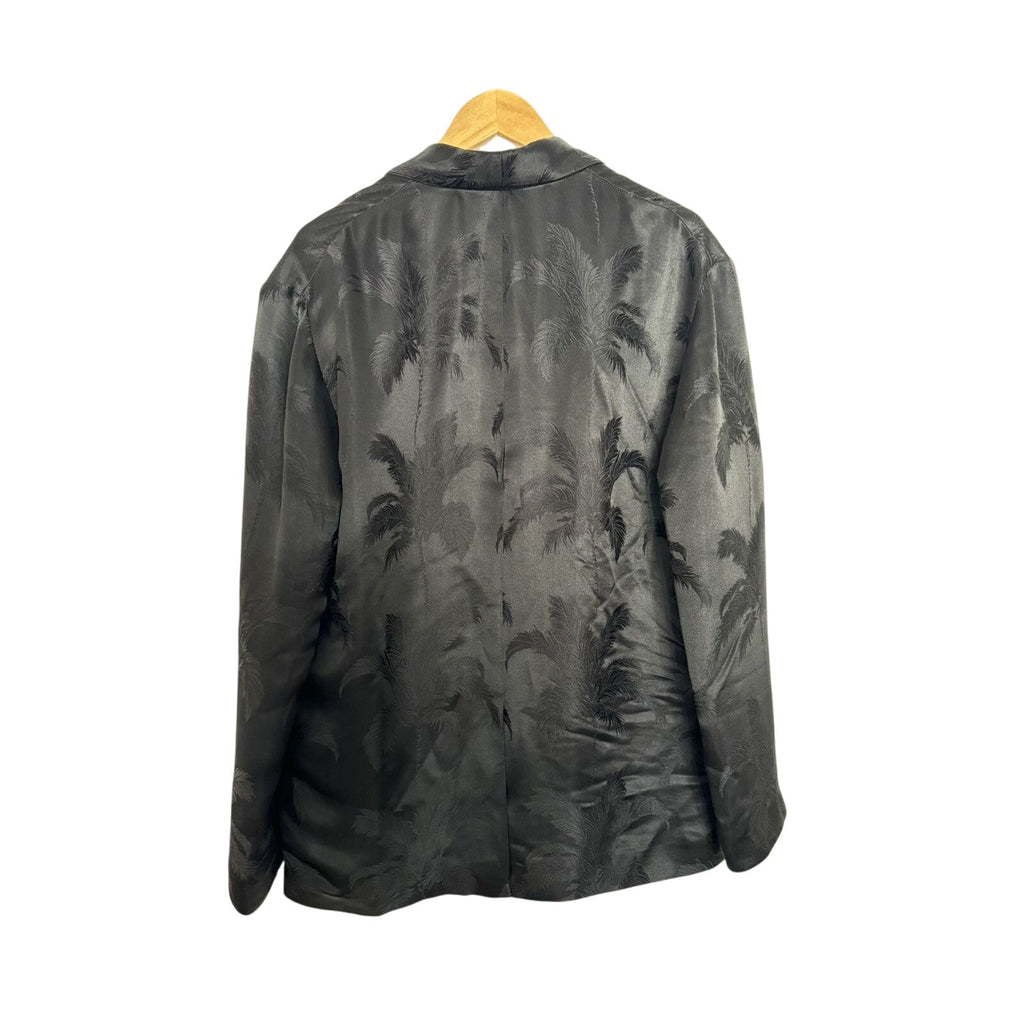 Saint Laurent Silk Palm Tree Japanese Style Blazer 50