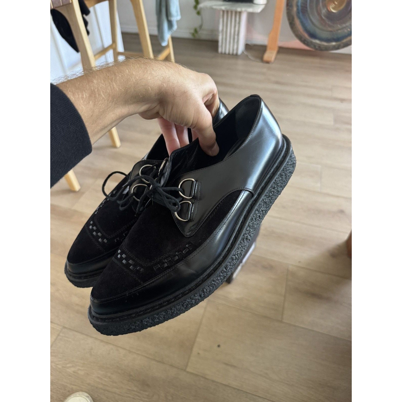 Saint Laurent New FW14 D Ring Creepers 45.5