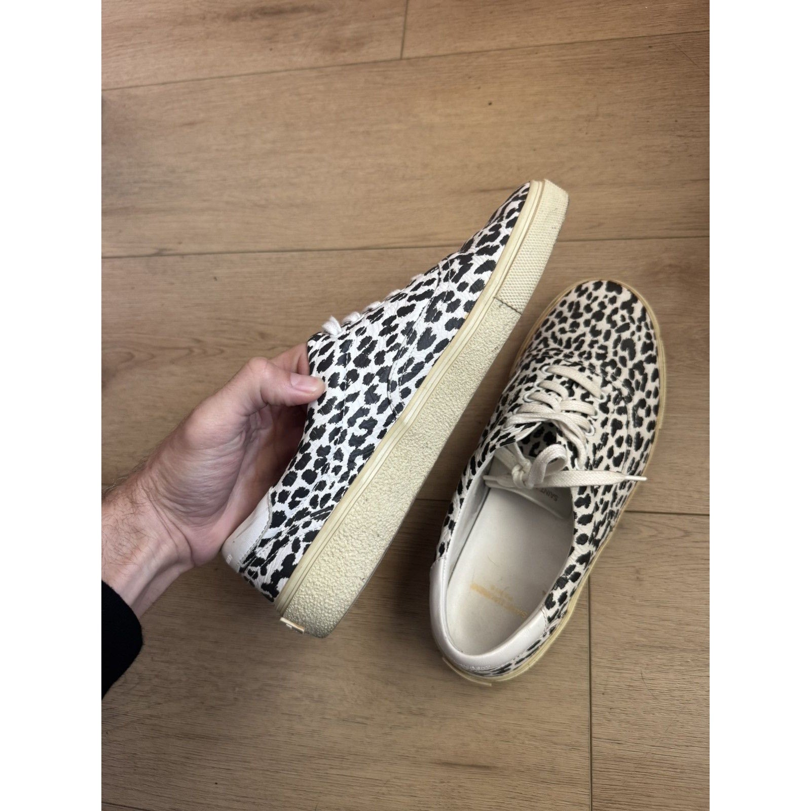 Saint Laurent OG hedi leather babycats 44.5