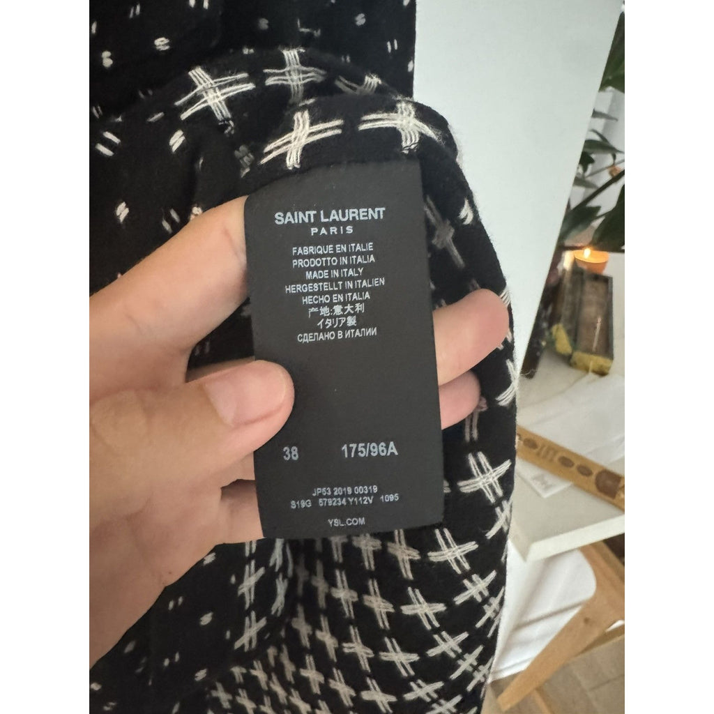 Saint Laurent Wool Button up flannel 38