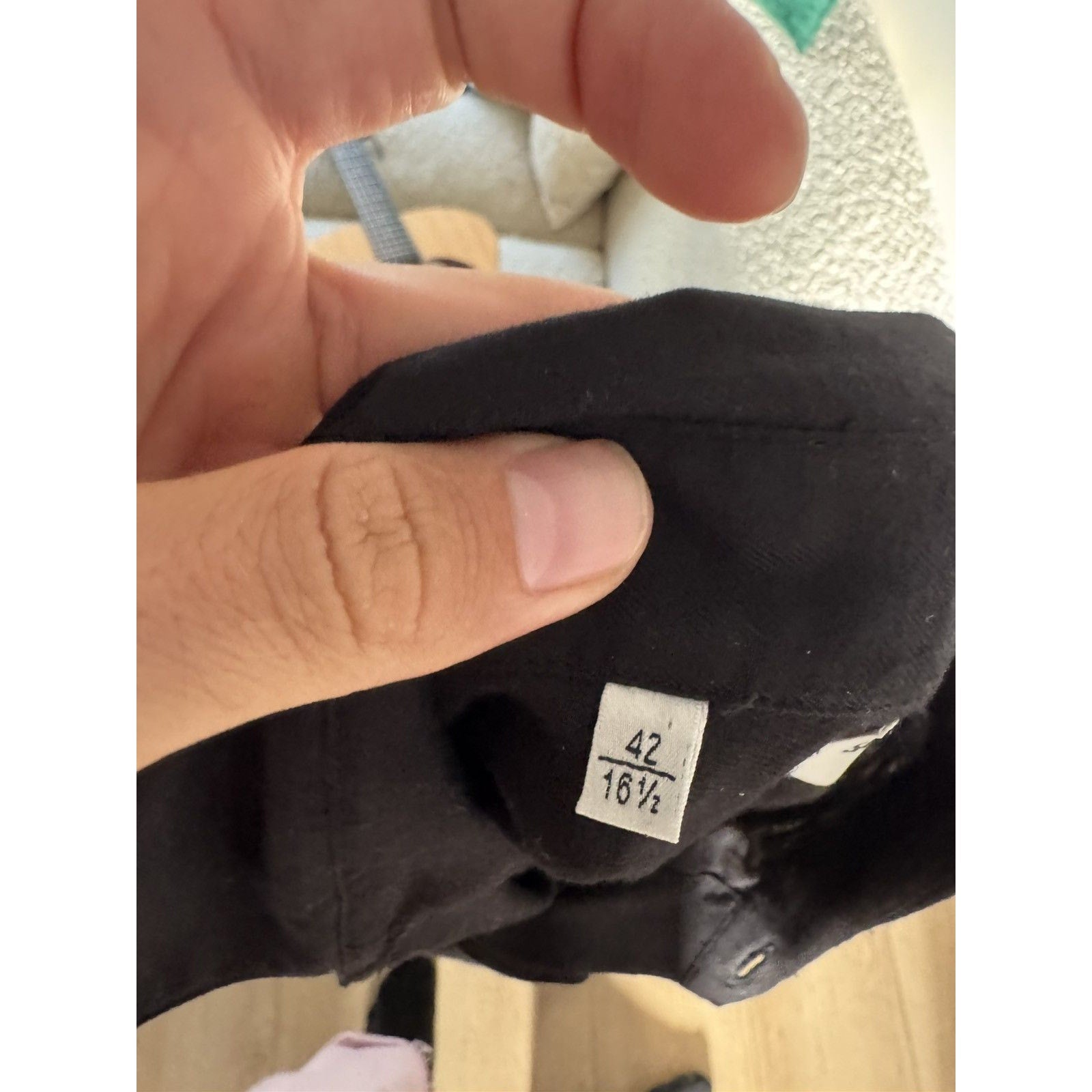 Saint Laurent Hidden buttons Heavy Viscose shirt 42