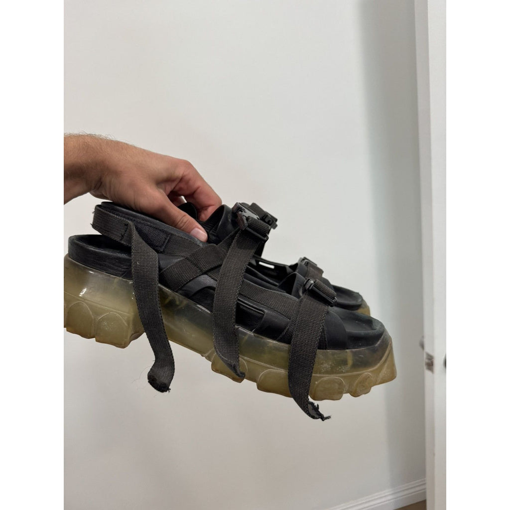 Rick Owens Tractor sandals dark dust 43