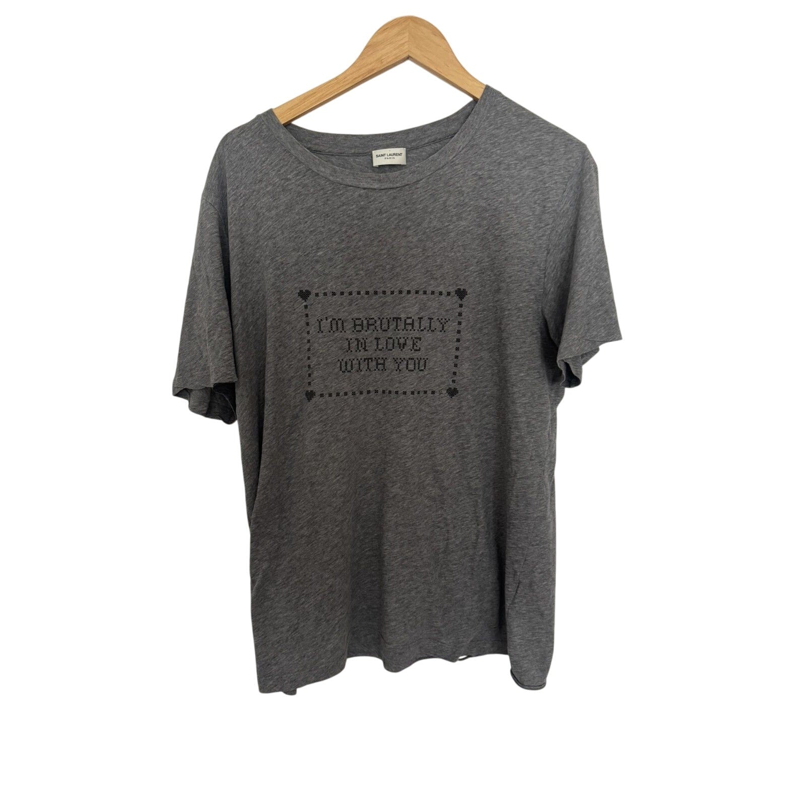 Saint Laurent Brutually in love T