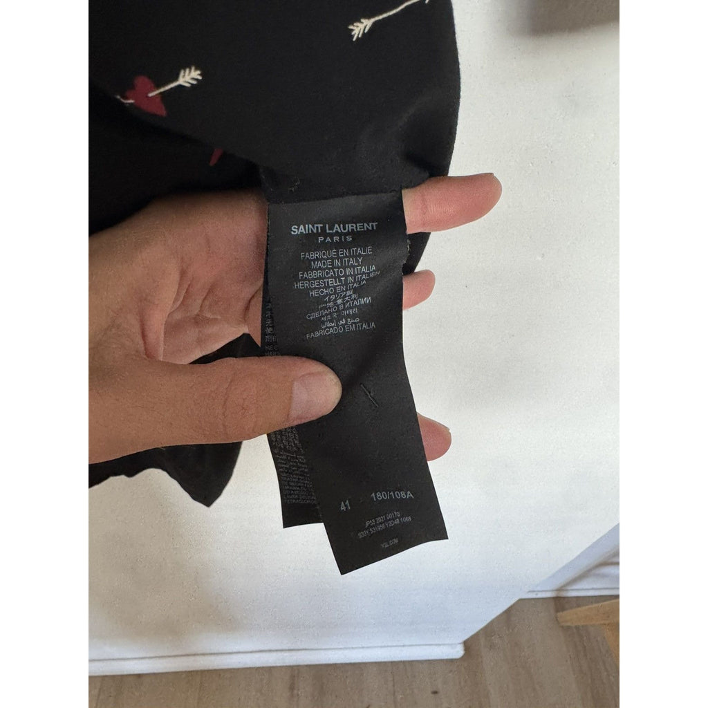 Saint Laurent Cupids Arrow camp shirt 41