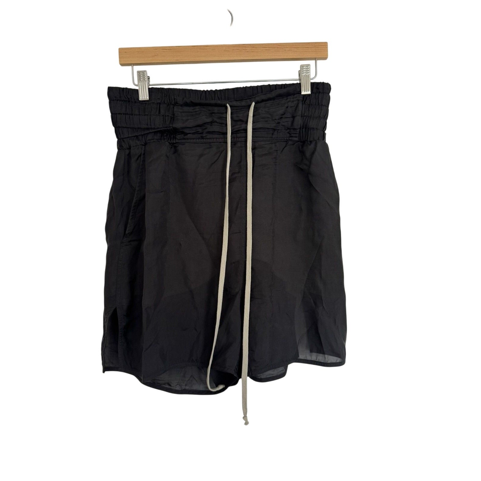 Rick Owens Cupro Boxing shorts 48