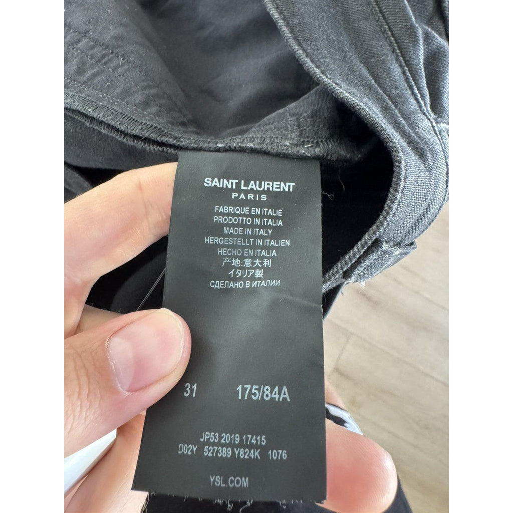 Saint Laurent Rare Waxed D03 denim 31