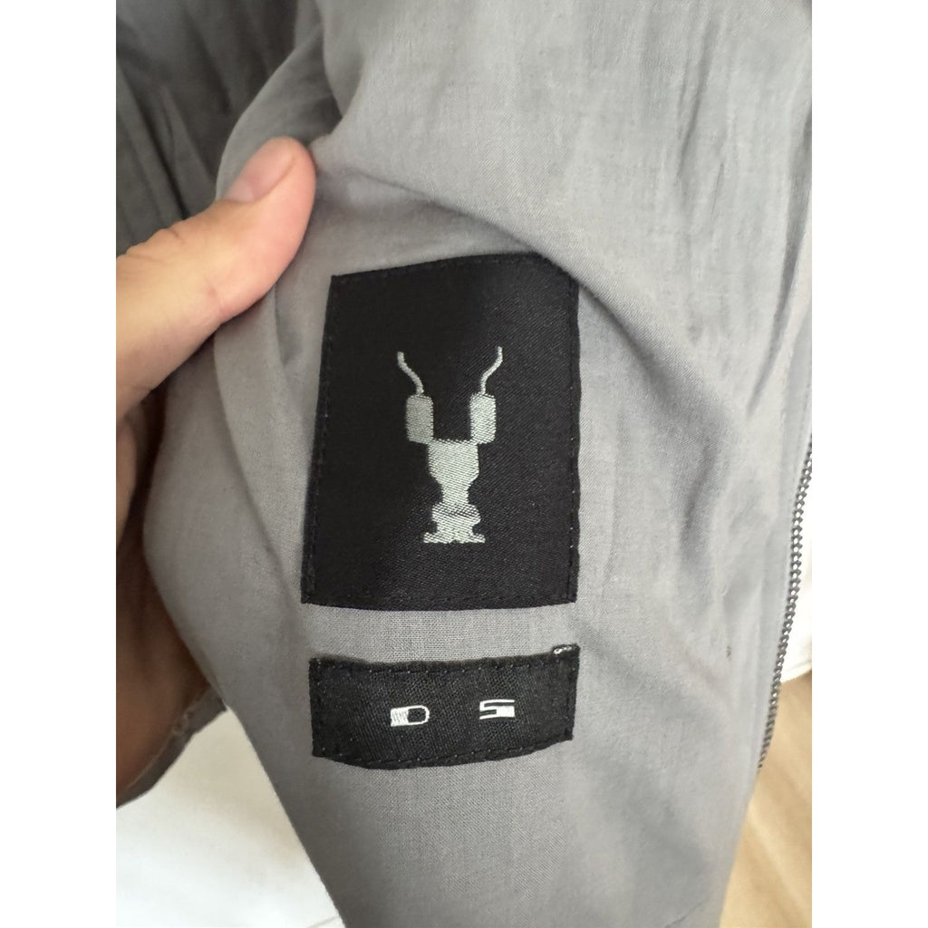 Rick Owens stone Grey Exploder Parka small