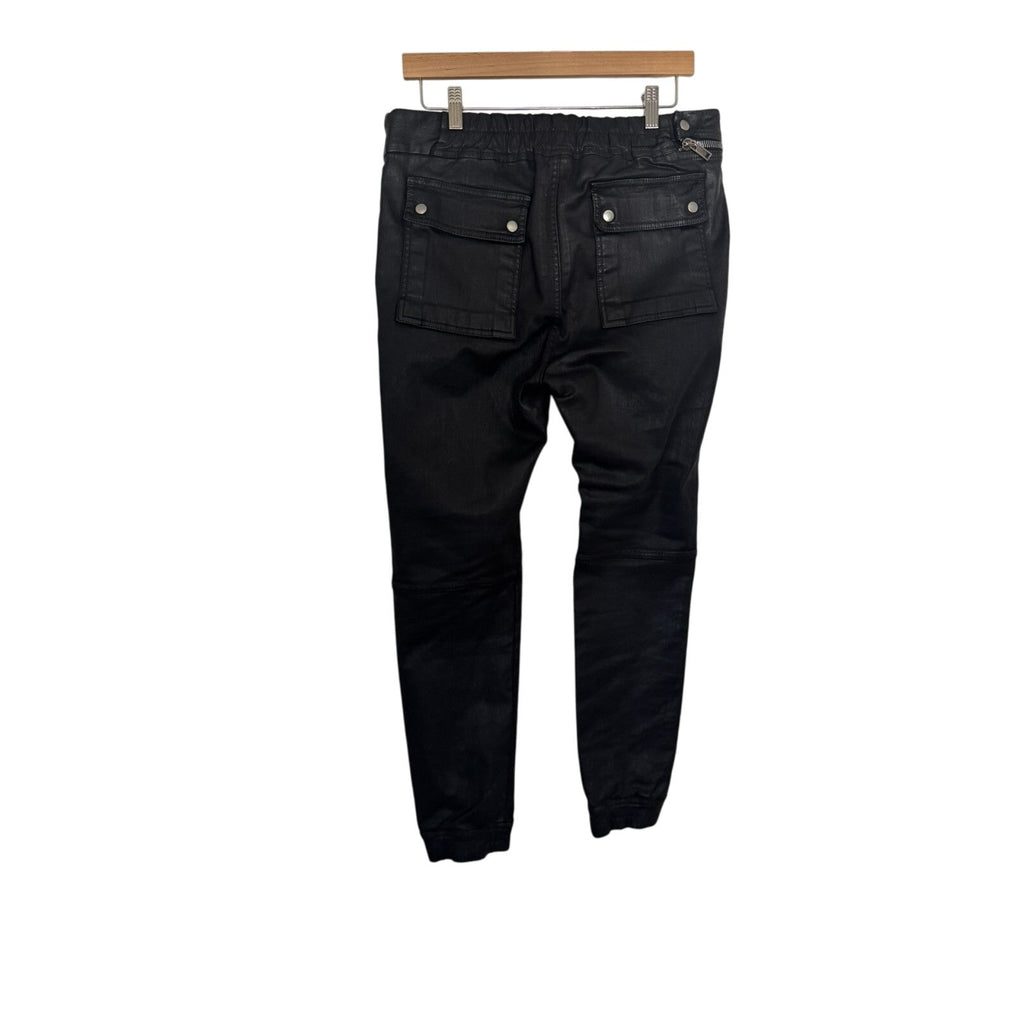 Rick Owens Waxed Aircut Pants Medium