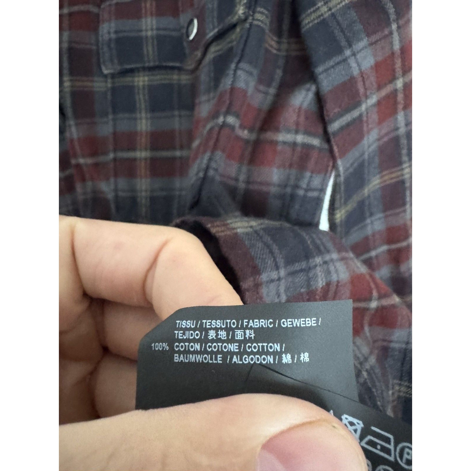 Saint Laurent Hedi fW16 Western Flannel Small