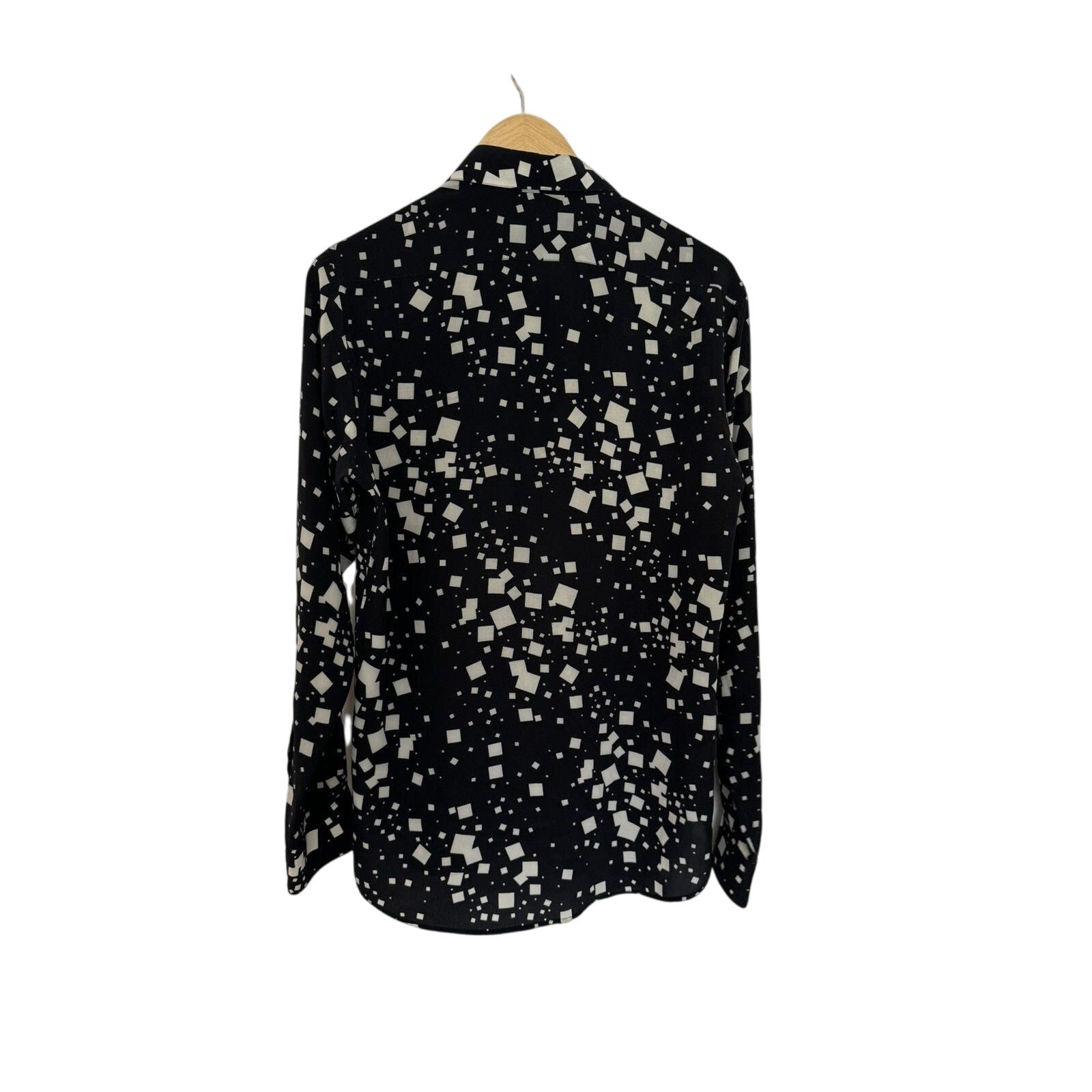 Saint Laurent Rare Hedi Silk Squares shirt 39
