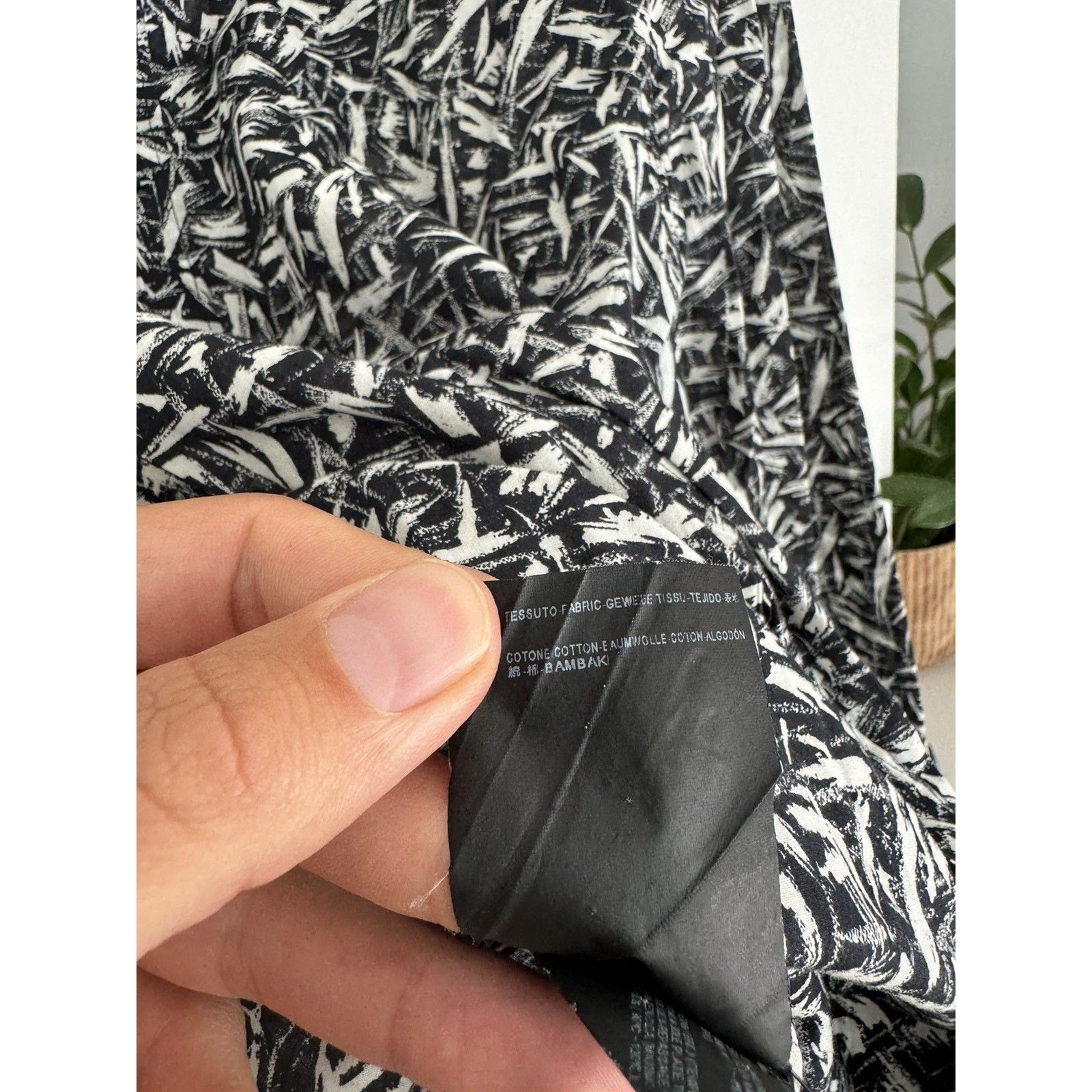 Saint Laurent Hedi rare brush stroke shirt 40