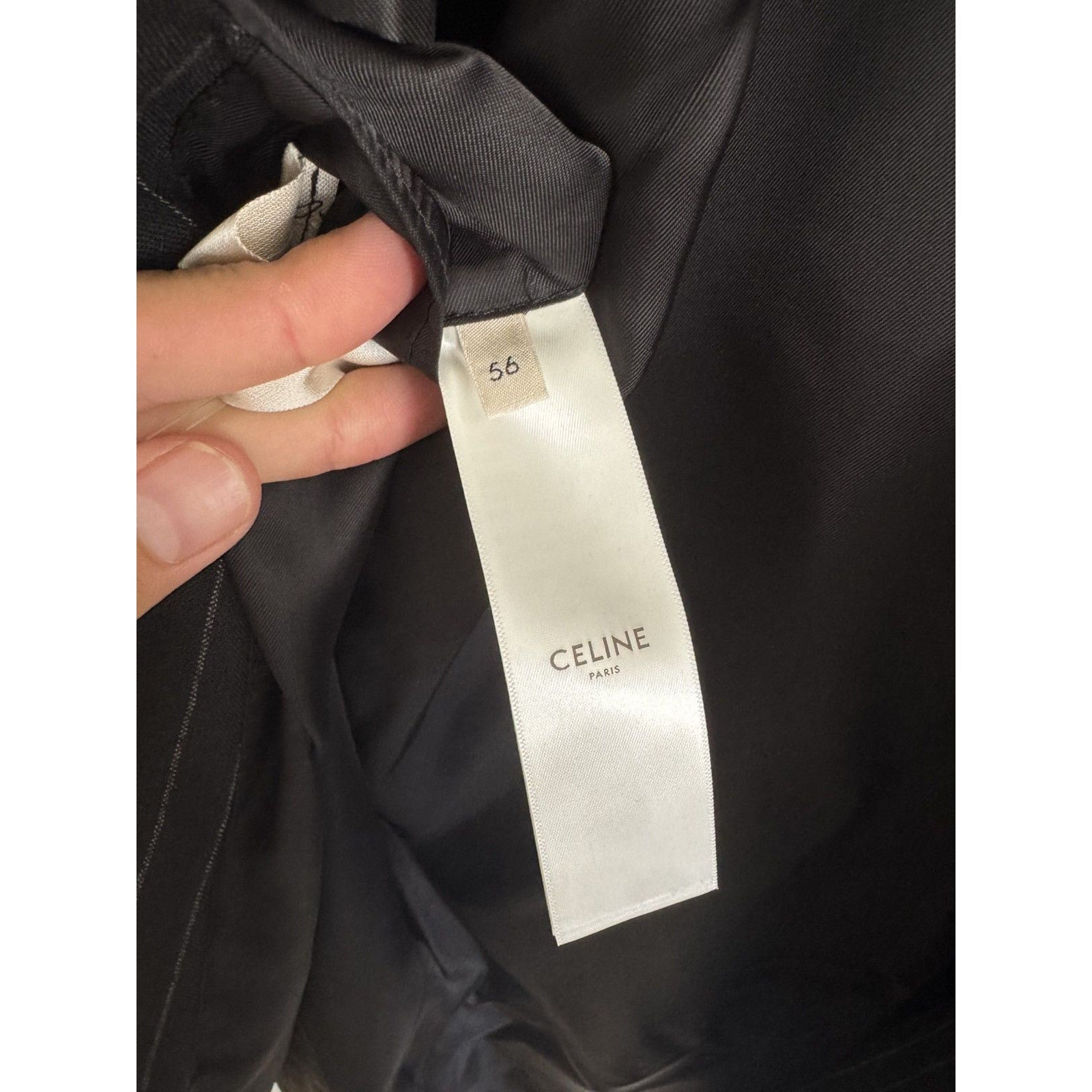 Celine Double Breasted Striped Blazer 56