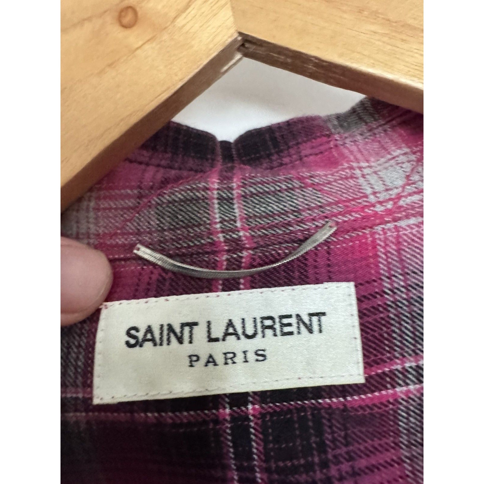 Saint Laurent Rare Hedi Pink Flannel XL