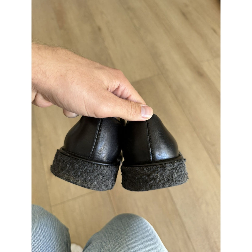 Saint Laurent Hedi Leather Creepers 42