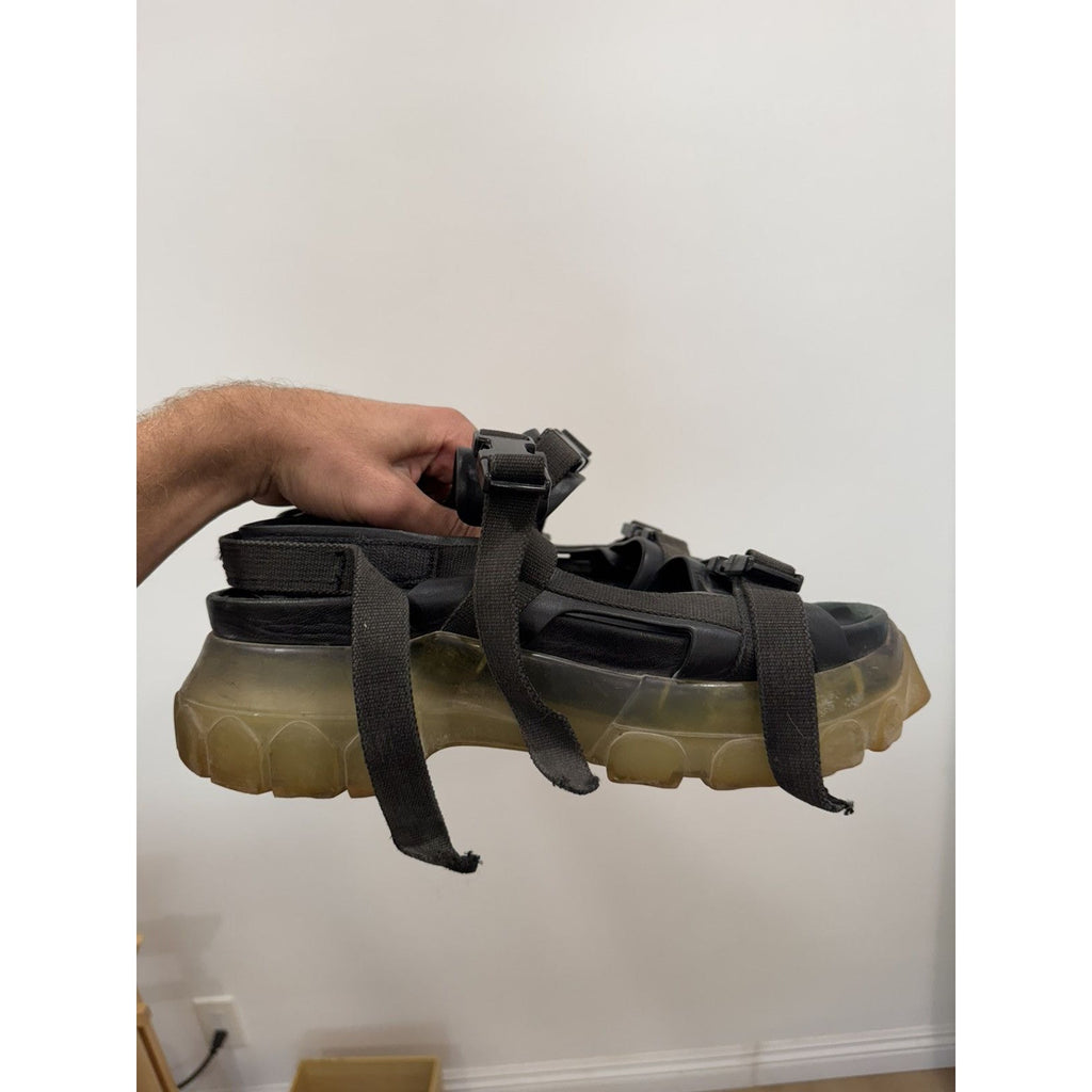 Rick Owens Tractor sandals dark dust 43