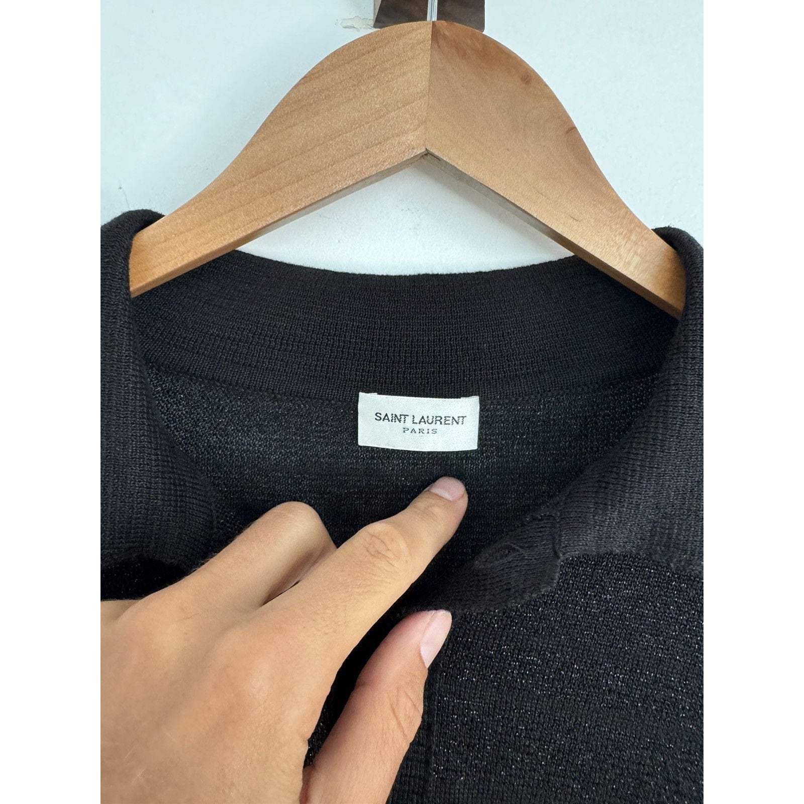 Saint Laurent Metallic Polo Large