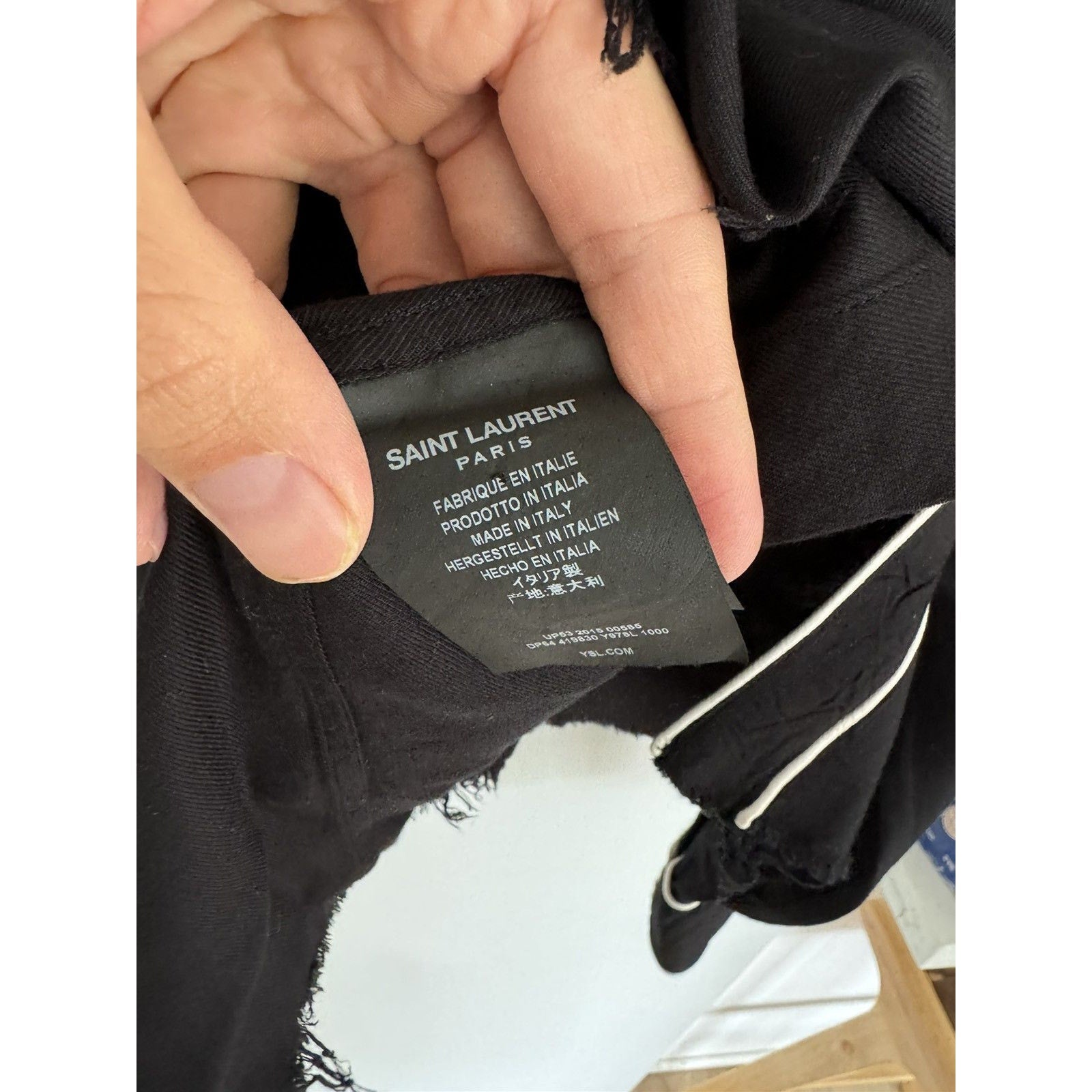 Saint Laurent Surf Sound Embroidered Fiesta Shirt Small