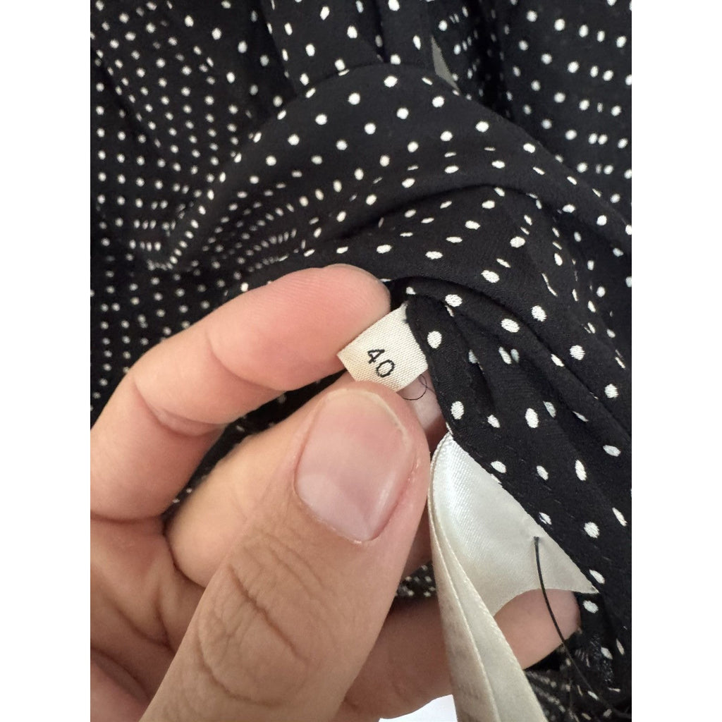 Celine Hedi Viscose Polka dot shirt 40