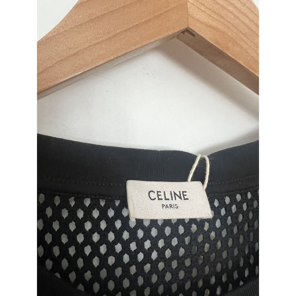Celine Mesh Logo T XL